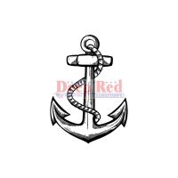 Anchor - Deep Red Cling Stamp