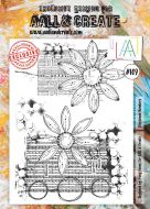 No. 109 Blossomed Numbers Aall and Create Stamp Set (A4)