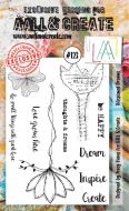 No. 123 Blossomed Dreams Aall and Create Stamp Set (A6)