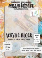 A4 Acrylic Block  *UK ONLY* (Thin Flexible) by Aall and Create