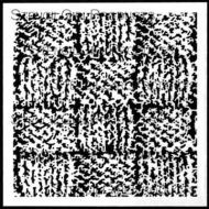 Basketweave Stitch (S566) designed by Pam Carriker for Stencil Girl (6 inch by 6 inch)