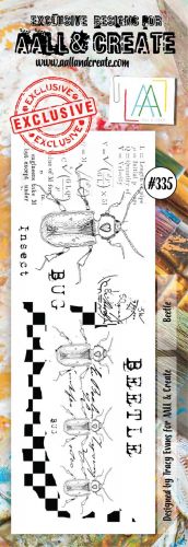No. 335 Beetle Aall and Create Border Stamp