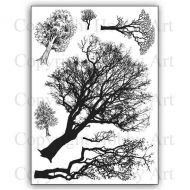 CS164D Hobby Art Stamps - Trees