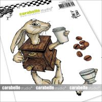 Cafeine by Marty Crouz for Carabelle Studio (SA60561) Cling Stamp A6