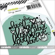 Love love love by Edwige Verriere and Carabelle Studio Cling Stamp Small (SMI0326E)