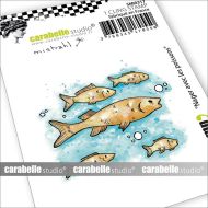 Nager avec les poissons by Mistrahl and Carabelle Studio Cling Stamp Small (SMI0317)