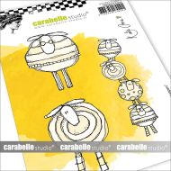 Wooly Jumpers by Kate Crane and Carabelle Studio Cling Stamp A6 (SA60605)