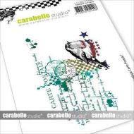 Collage Carte Postale a7 Cling Rubber Stamp by Carabelle Studio (SA70067)
