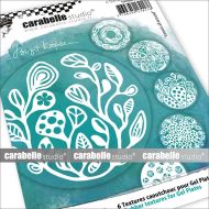 Leaves all around by Birgit Koopsen for Carabelle Studio (APC0004) Textured Coasters