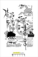 Collage Nature (SA50005) Cling Stamp A5 - Carabelle Studio