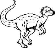 Crafty Stamps - Pacchycephalosaurus Dinosaur - DN106Q