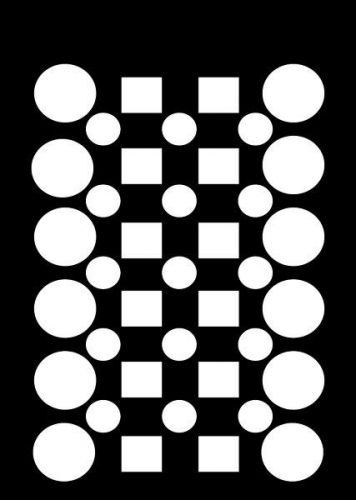 Checker Board Mini Stencil - Creative Expressions