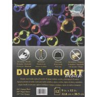 *UK ONLY* Dura-Bright Opaque Black Pad .010 inch Pad 9 inch by 12 inch by Grafix (P10DBOB)
