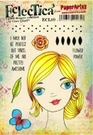 PaperArtsy Clare Lloyd ECL09 A5 Rubber Stamps