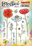PaperArtsy - Kay Carley EKC03 - A5 Cling Rubber Stamp Set