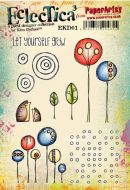PaperArtsy Kim Dellow EKD01 A5 Rubber Stamps