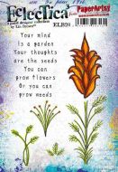 Lin Brown PaperArtsy A5 Cling Rubber Stamp Set 20 - ELB20