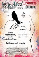 Sara Naumann PaperArtsy A5 Cling Rubber Stamp Set 18 - ESN18