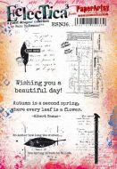 Eclectica Sara Naumann ESN36 PaperArtsy A5 Cling stamp set