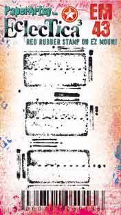 Eclectica Seth Apter mini EM43 PaperArtsy stamp