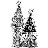 Fairy House Lavinia Stamps (LAV030)