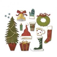 Festive Things - Tim Holtz - Sizzix Thinlets Die - 664191