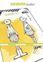 Funky Ducks Cling Stamp A6 for Carabelle Studio by Kate Crane (sa60517)