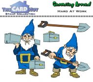 Gnome Hard At Work a6 clear stamp set from Card Hut