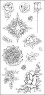 CS055D Hobby Art Stamps - Roses Collection