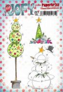 Jo Firth Young 85 (JOFY85) PaperArtsy A5 sized Cling Rubber Stamp Set