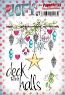 Jo Firth Young 107 (JOFY107) PaperArtsy A5 sized Cling Rubber Stamp Set