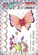 Jo Firth Young 79 (JOFY79) PaperArtsy A5 sized Cling Rubber Stamp Set