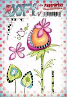 Jo Firth Young 81 (JOFY81) PaperArtsy A5 sized Cling Rubber Stamp Set