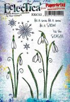Kay Carley 53 (EKC53) PaperArtsy A5 sized Cling Rubber Stamp Set