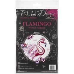 Pink Ink Design A5 Clear Stamp Set - Flamingo