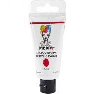 Ruby *GB ONLY* Dina Wakley Media Heavy Body Acrylic Paint 2oz
