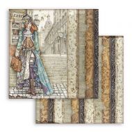Scrapbooking paper 2 sided (12 inch by 12 inch) Lady Vagabond Stamperia (SBB762)