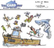 Life At Sea a6 clear stamp set from Card Hut