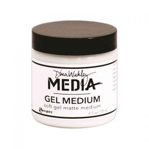 Matte Finish *GB ONLY* Dina Wakley Media Gel Medium 4oz Jar 