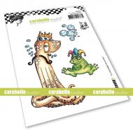 The octopus king and his madman Cling Stamp A6 by Marty Crouz for Carabelle Studio (SA60557)