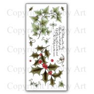 The Holly & The Ivy Hobby Art Clear Stamp Set CS137D