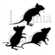 Three Woodland Mice Lavinia Stamps (LAV402)