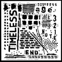 Timeless Stencil (S216) designed by Seth Apter for Stencil Girl (6 inch by 6 inch)