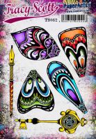 Tracy Scott 62 A5 Cling Rubber Stamp Set (TS062) for PaperArtsy