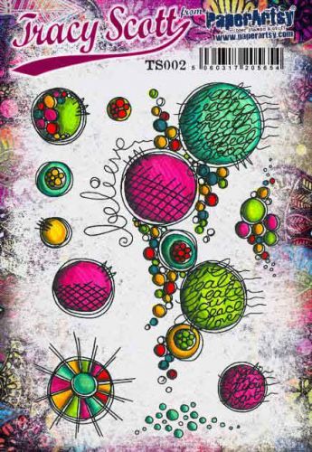 Tracy Scott TS002 (was ETS02) - A5 Cling Rubber Stamp Set