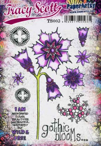 Tracy Scott TS003 (Was ETS03) - A5 Cling Rubber Stamp Set