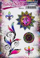 Tracy Scott TS033 (Was ETS33) PaperArtsy Cling Rubber Stamp Set