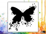 Butterfly Ink Visible Image Stencil
