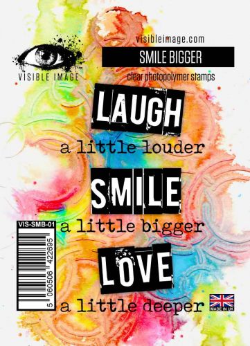 Smile Bigger Stamp Set (VIS-SMB-01) by Visible Image