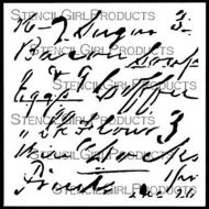 Vintage General Store List (S826) Stencil designed by Jennifer Evans for StencilGirl (6